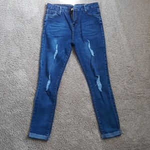 High waisted jegging/ jeans